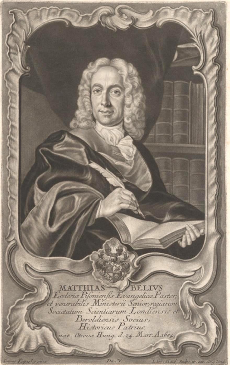 M. Bel (portrét M. Bela objavený v depozitári Gemersko-malohontského múzea v Rimavskej Sobote. nález aj s identifikáciou maliara, ktorý obraz vyhotovil, bol publikovaný v práci Saučin L. 1969: Podobizeň Mateja Béla od Jána Kupeckého. ARS 1969/1: 103–112).