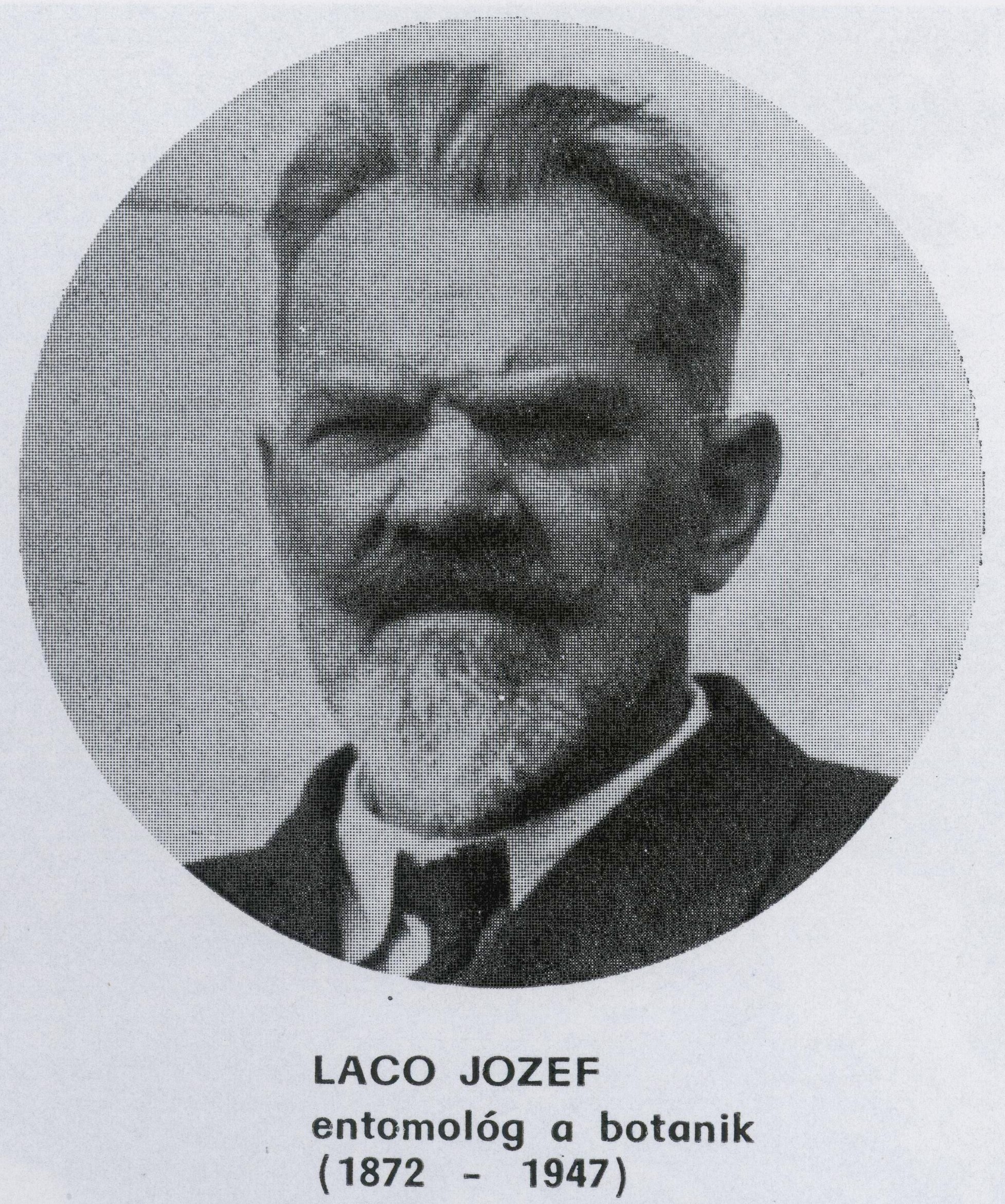 J. Laco (reprodukcia z práce Mikuš M. 1983: Prírodovedci trenčianskeho okresu v minulosti. Trenčianske múzeum, Trenčín).